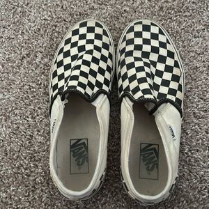 Vans Checkboard Slip Ons